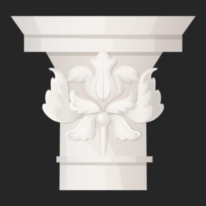 Stone Column , Hand Carved Stone Column , Carving Stone Column, CA101