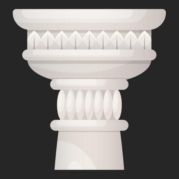 Stone Column , Hand Carved Stone Column , Carving Stone Column, CA104
