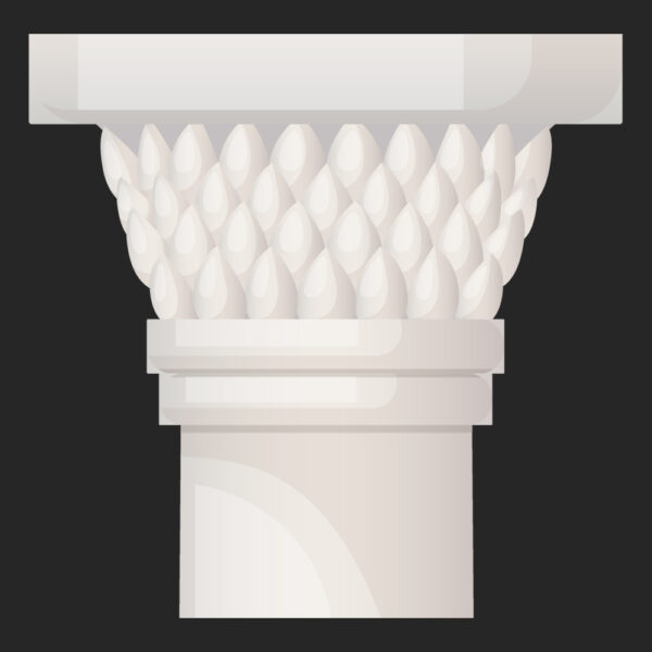 Stone Column , Hand Carved Stone Column , Carving Stone Column, CA105
