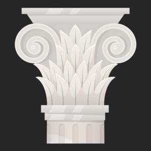 Stone Column , Hand Carved Stone Column , Carving Stone Column, CA106