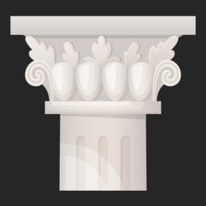 Stone Column , Hand Carved Stone Column , Carving Stone Column, CA108
