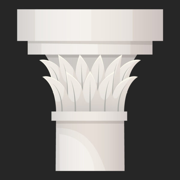 Stone Column , Hand Carved Stone Column , Carving Stone Column, CA109