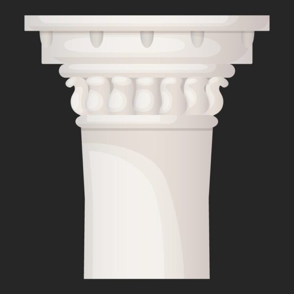 Stone Column , Hand Carved Stone Column , Carving Stone Column, CA112
