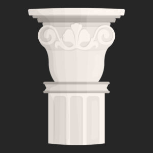 Stone Column , Hand Carved Stone Column , Carving Stone Column, CA219
