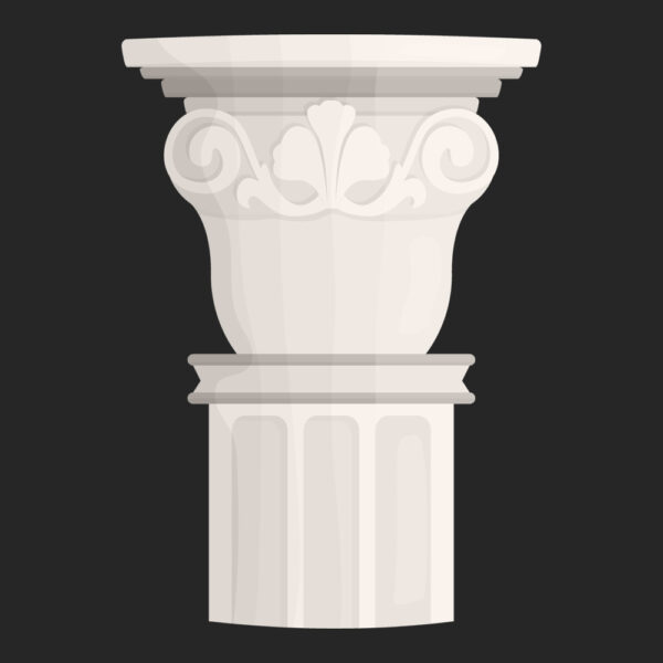 Stone Column , Hand Carved Stone Column , Carving Stone Column, CA219