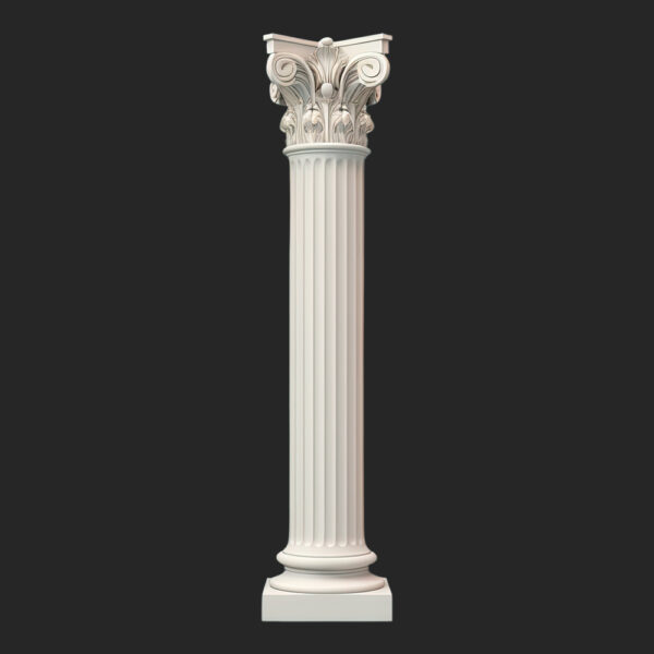 Stone Column , Hand Carved Stone Column , Carving Stone Column, CA304