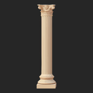 Stone Column , Hand Carved Stone Column , Carving Stone Column, CA305