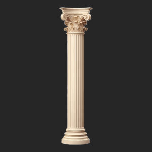 Stone Column , Hand Carved Stone Column , Carving Stone Column, CA307
